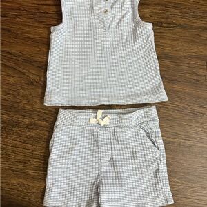 Janie and Jack Sleeveless Top and Shorts Set